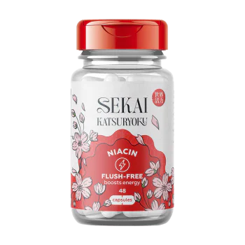 SEKAI KATSURYOKU Niacin Flush-Free 48 капсули