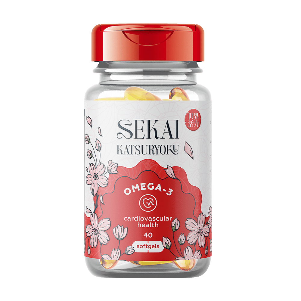 SEKAI KATSURYOKU Omega-3 40 меки капсули 