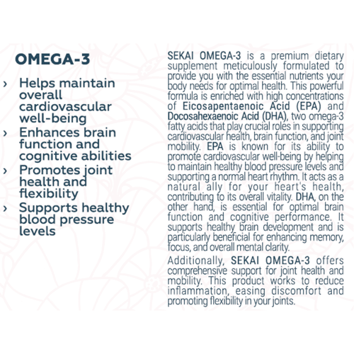 SEKAI KATSURYOKU Omega-3 40 меки капсули 