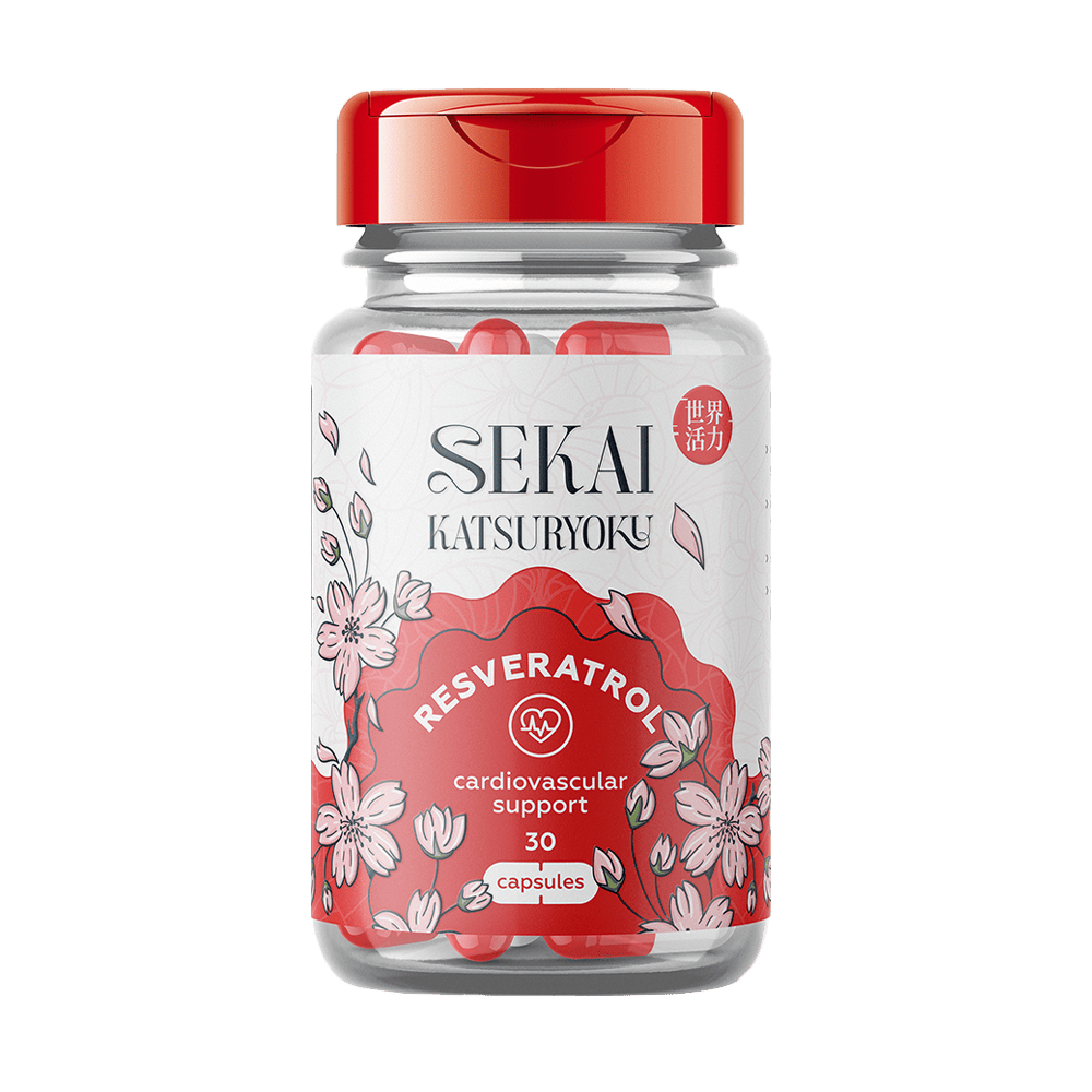 SEKAI KATSURYOKU Resveratrol 30 капсули