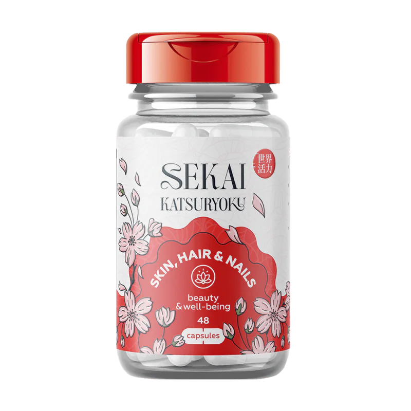 SEKAI KATSURYOKU Skin, Hair and Nails 48 капсули