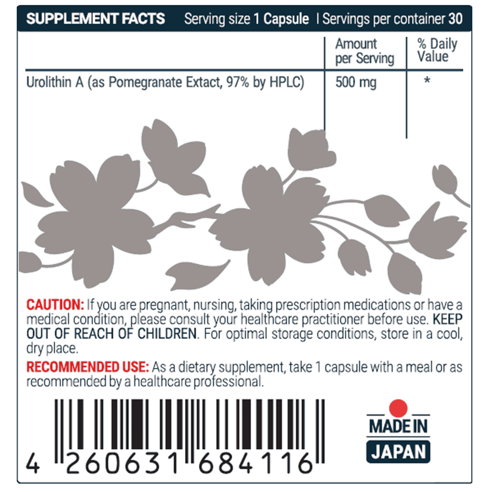 SEKAI KATSURYOKU Urolithin A 30 капсули