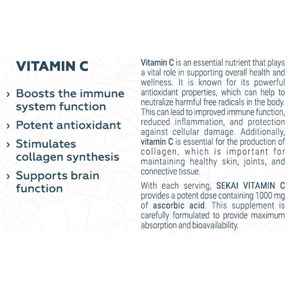 SEKAI KATSURYOKU Vitamin C 30 таблетки 