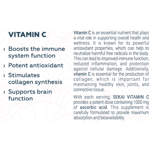 SEKAI KATSURYOKU Vitamin C 30 таблетки 