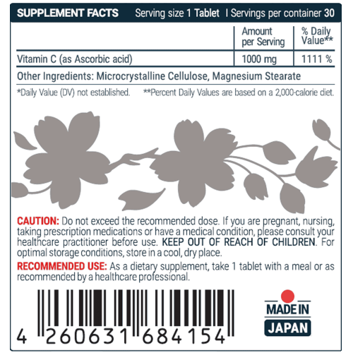 SEKAI KATSURYOKU Vitamin C 30 таблетки 