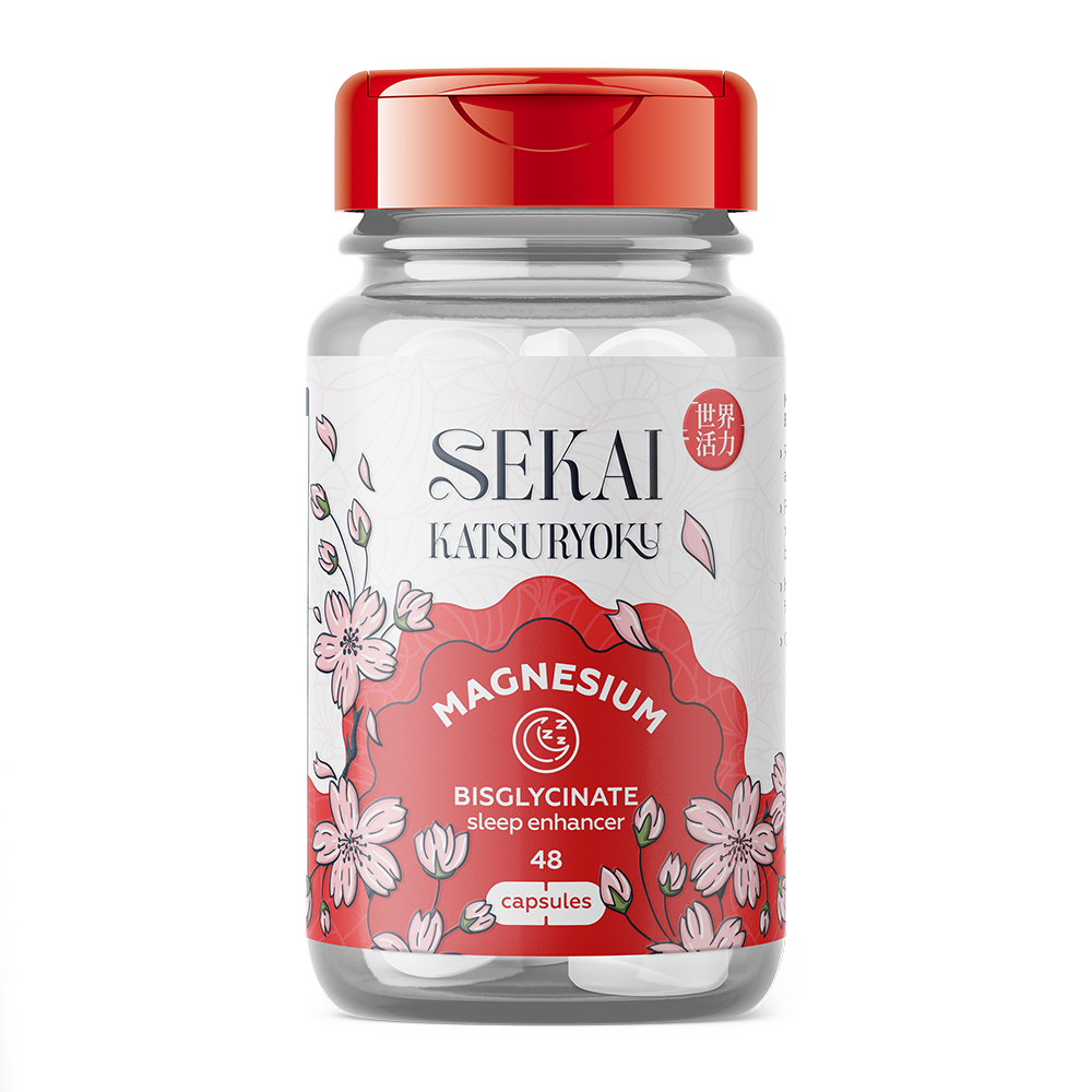 SEKAI KATSURYOKU Magnesium Bisglycinate 48 капсули