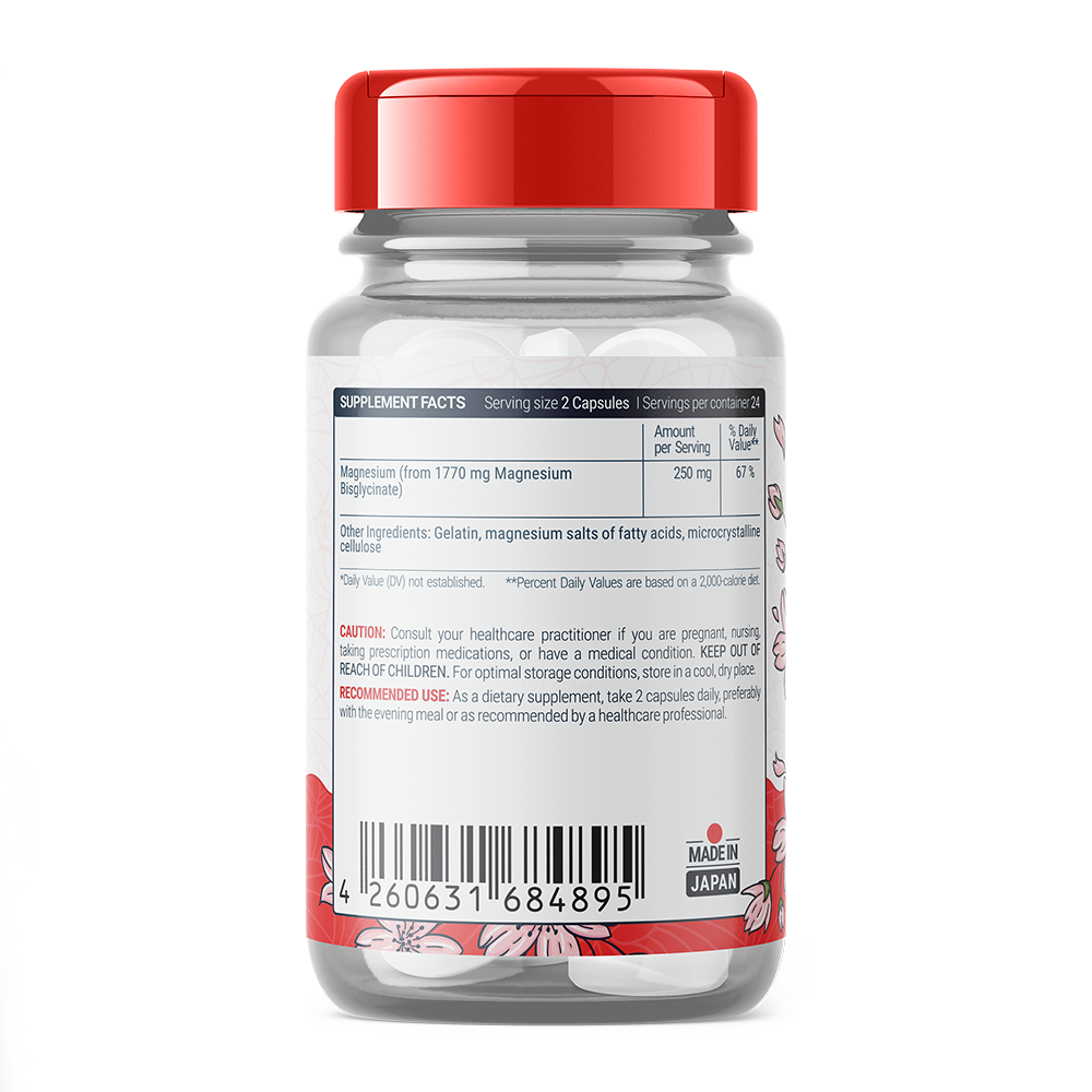 SEKAI KATSURYOKU Magnesium Bisglycinate 48 капсули