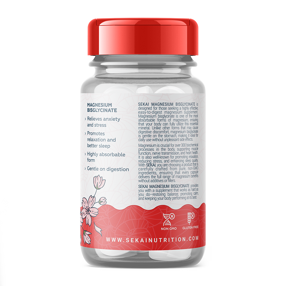 SEKAI KATSURYOKU Magnesium Bisglycinate 48 капсули
