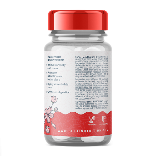SEKAI KATSURYOKU Magnesium Bisglycinate 48 капсули