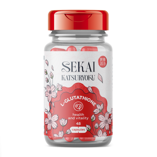 SEKAI KATSURYOKU L-Glutathione 48 капсули