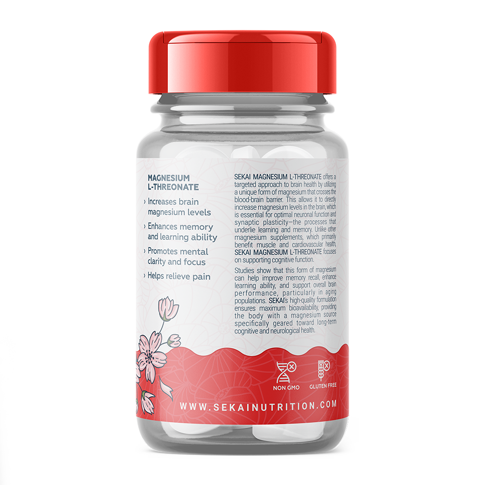 SEKAI KATSURYOKU Magnesium L-Threonate 48 таблетки 