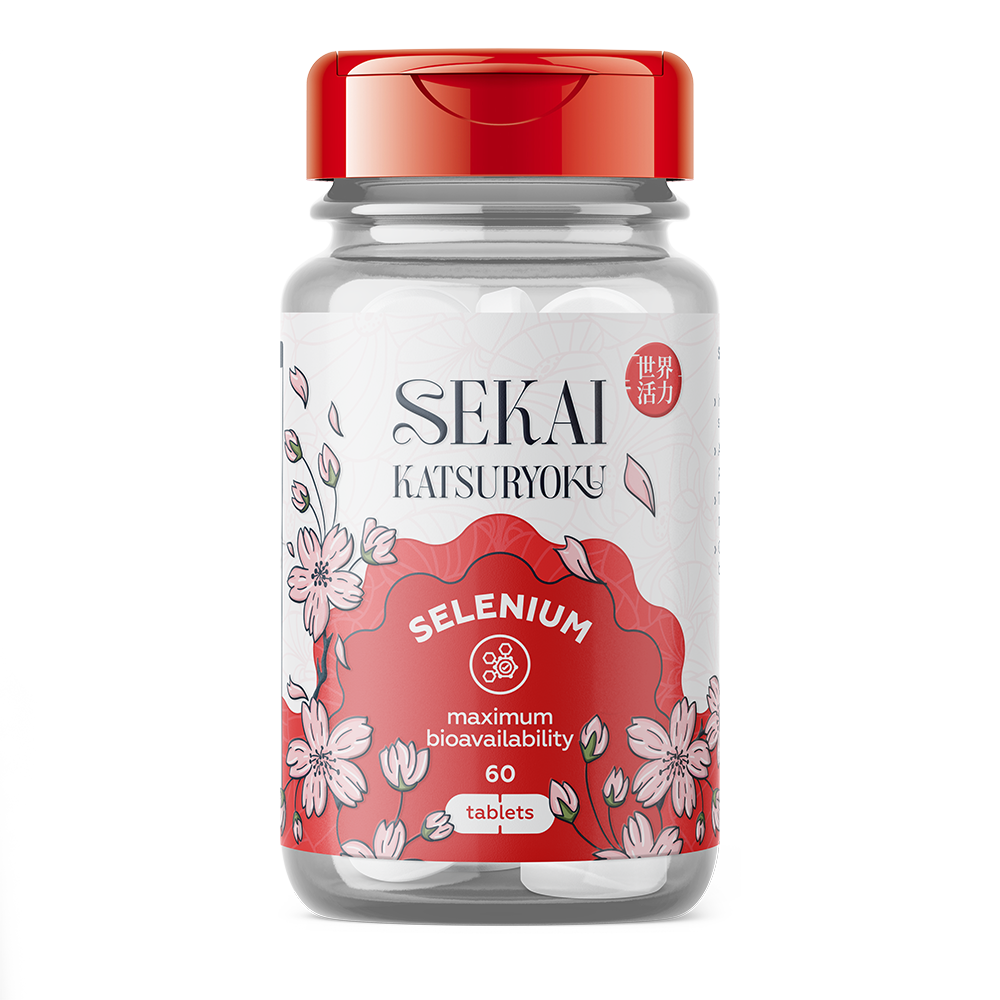 SEKAI KATSURYOKU Selenium 60 таблетки