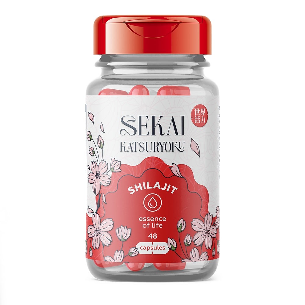 SEKAI KATSURYOKU Shilajit 48 капсули Страхотен продукт