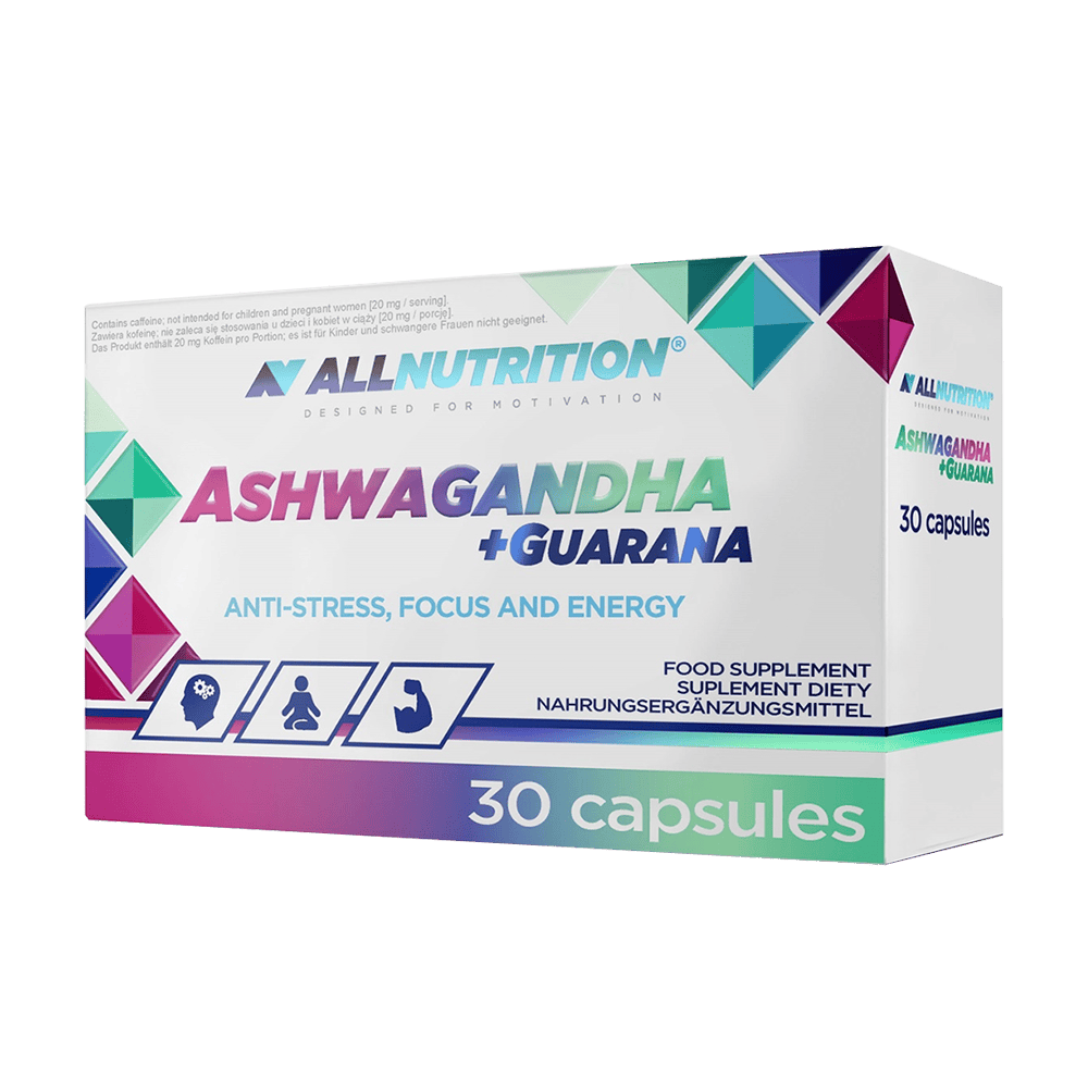 ALLNUTRITION Ashwagandha + Guarana 30 капсули