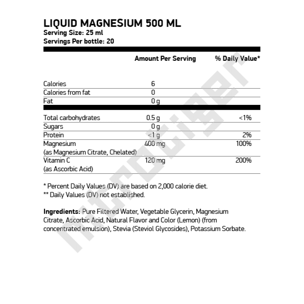 SILVER NUTRITION Liquid Magnesium 500 мл