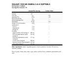 SOLGAR 1300 мг OMEGA 3-6-9 60 меки капсули