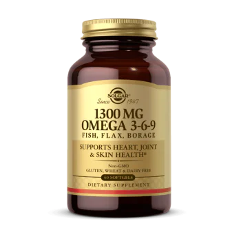 SOLGAR 1300 мг OMEGA 3-6-9 60 меки капсули