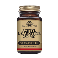 SOLGAR Acetyl L-Carnitine 250 мг 30 капсули