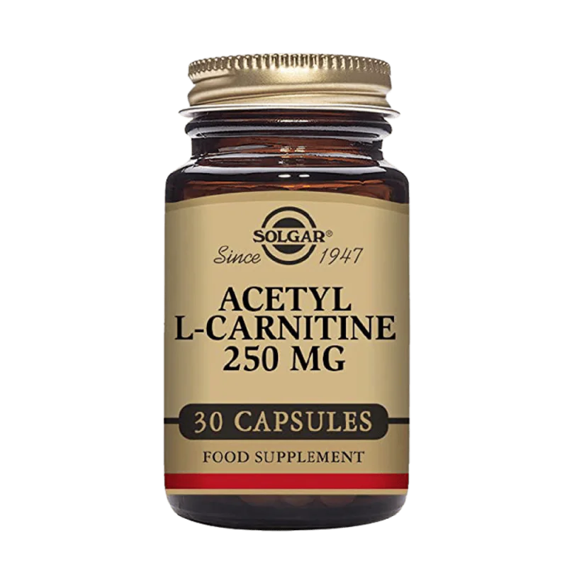 SOLGAR Acetyl L-Carnitine 250 мг 30 капсули