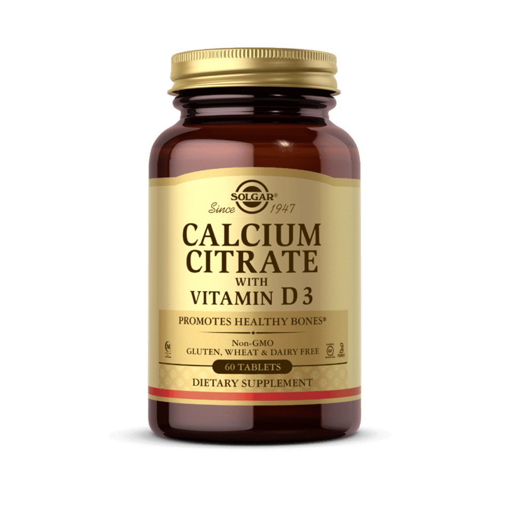 SOLGAR Calcium Citrate With Vitamin D3 60 таблетки