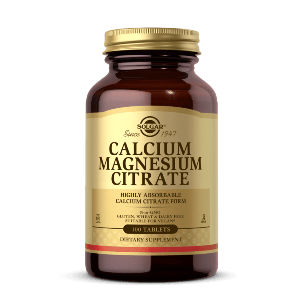 SOLGAR Calcium Magnesium Citrate 100 таблетки