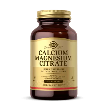 SOLGAR Calcium Magnesium Citrate 100 таблетки