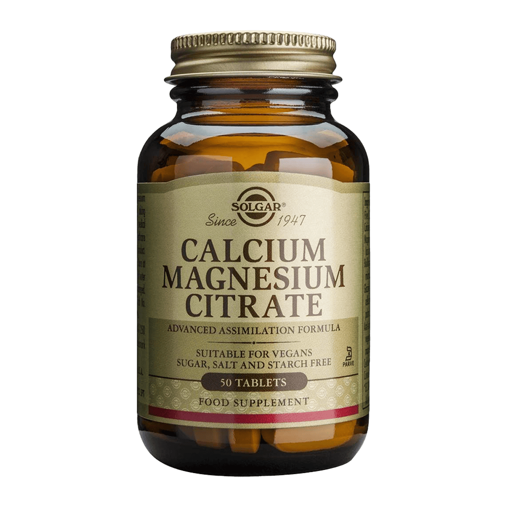 SOLGAR Calcium Magnesium Citrate 50 таблетки 
