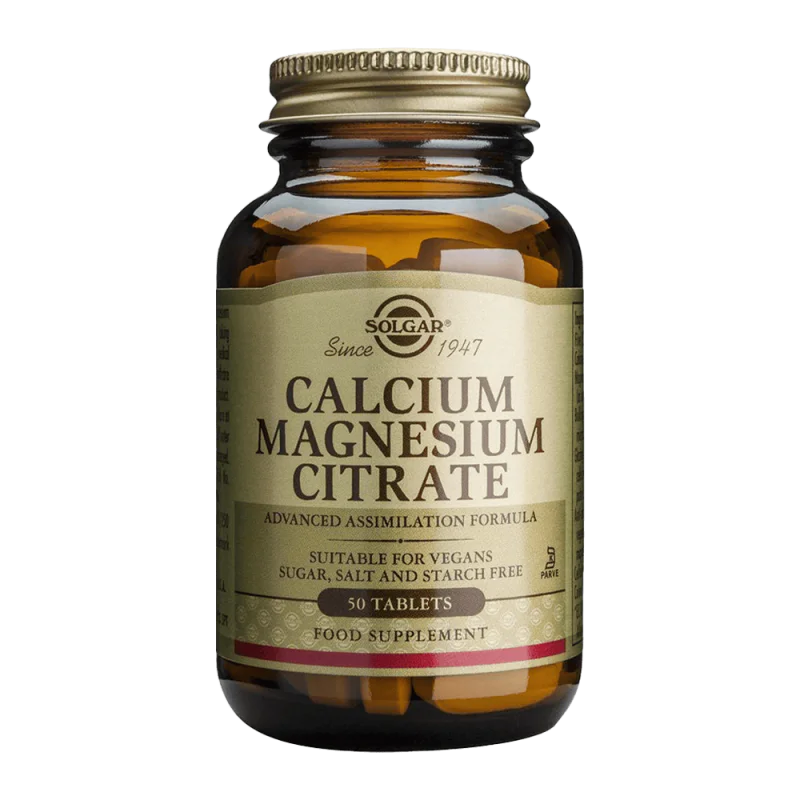 SOLGAR Calcium Magnesium Citrate 50 таблетки 