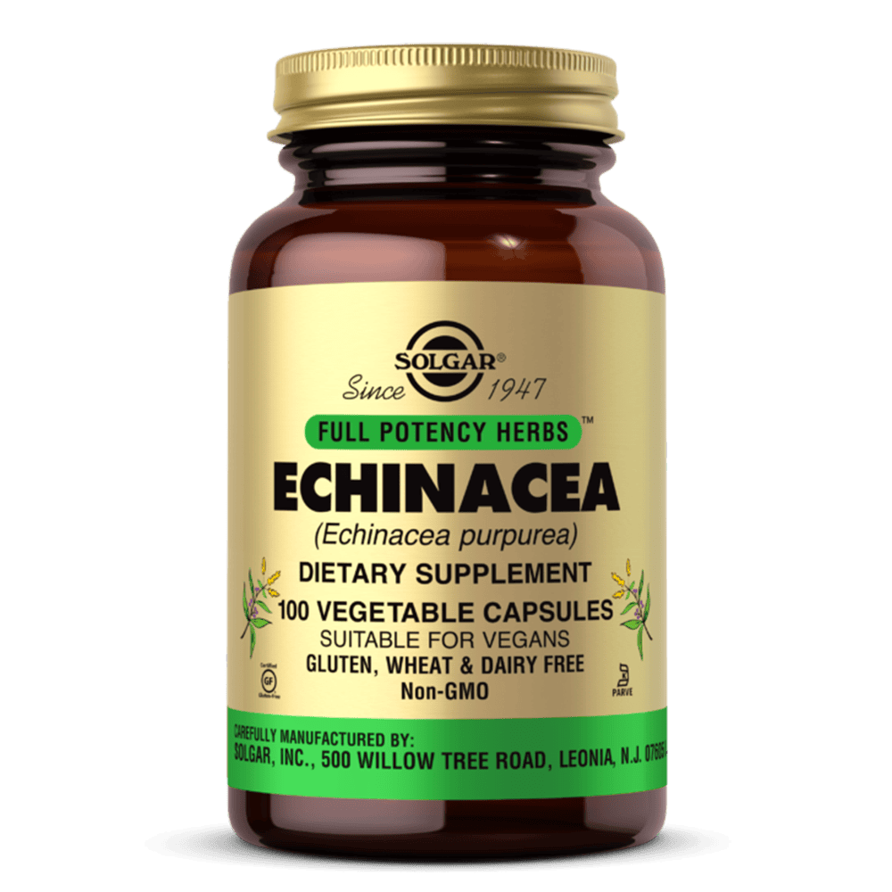 SOLGAR Echinacea 100 растителни капсули