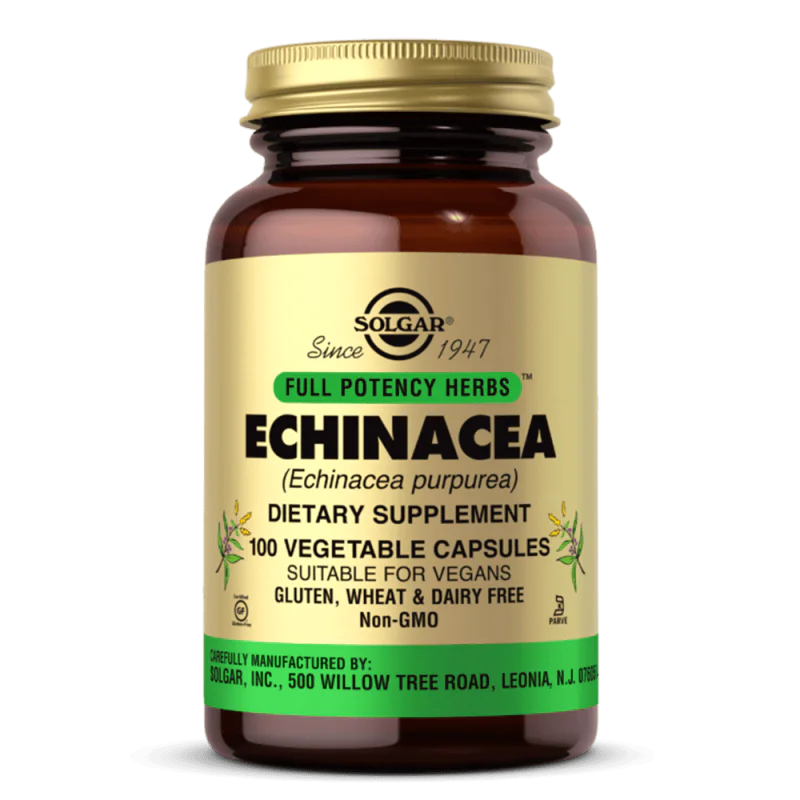 SOLGAR Echinacea 100 растителни капсули
