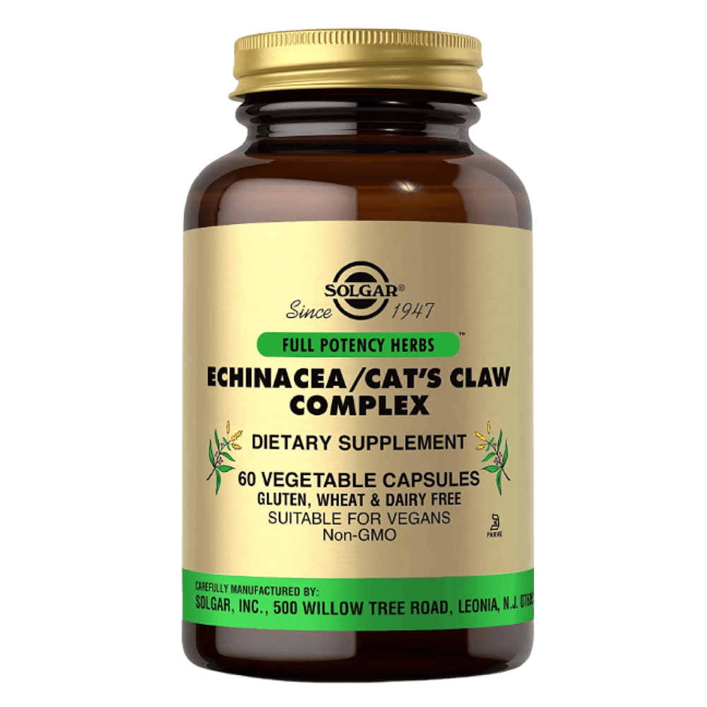 SOLGAR Echinacea Cats Claw Complex 60 растителни капсули