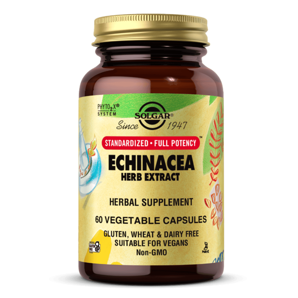 SOLGAR Echinacea Herb Extract 60 растителни капсули