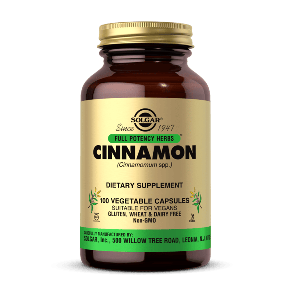 SOLGAR FP Cinnamon 100 растителни капсули
