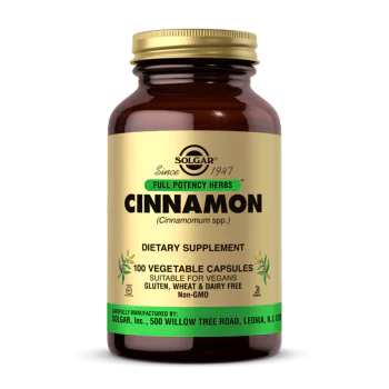 SOLGAR FP Cinnamon 100 растителни капсули