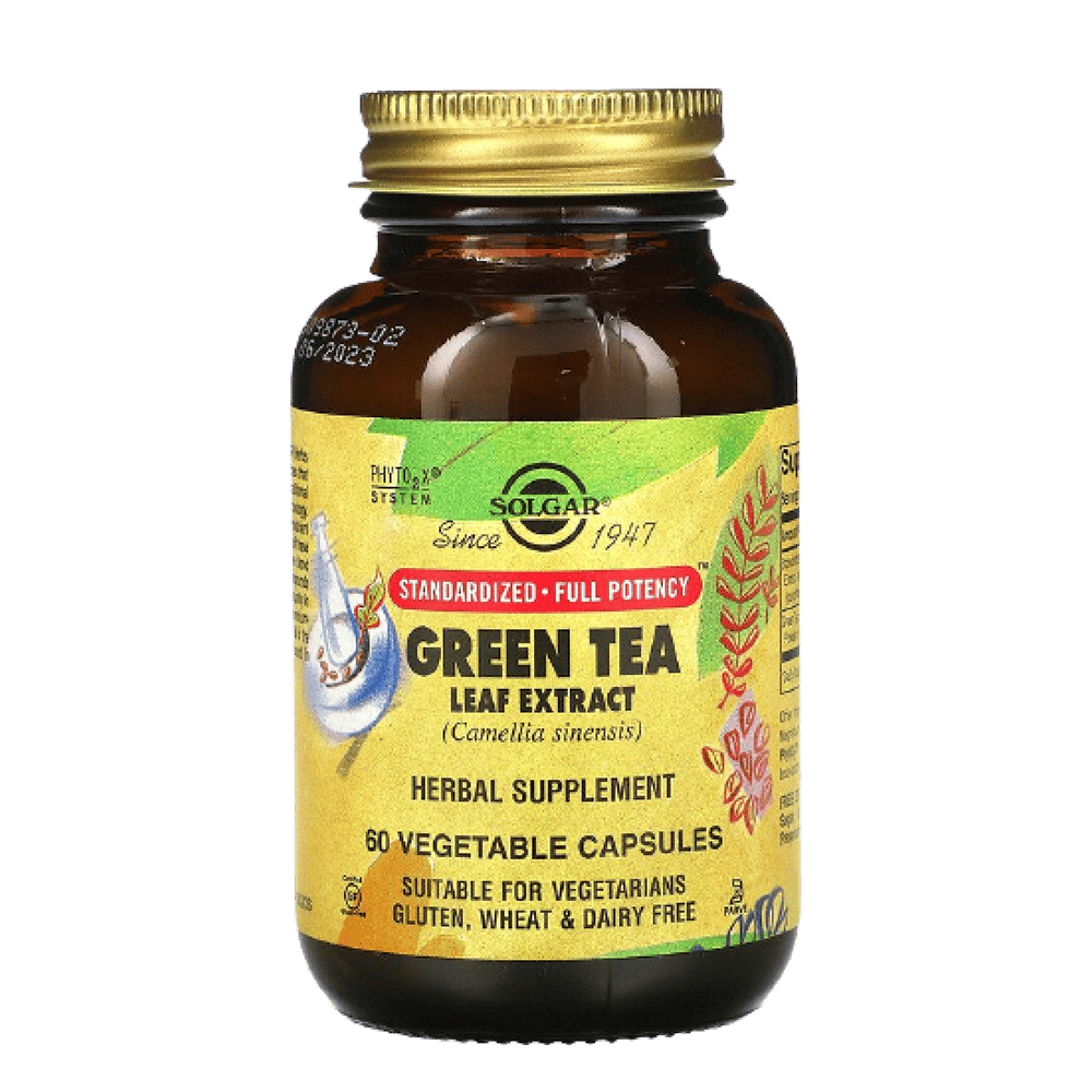 SOLGAR Green Tea Leaf Extract Vegetable 60 капсули