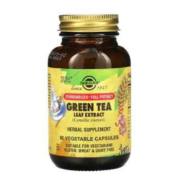 SOLGAR Green Tea Leaf Extract Vegetable 60 капсули