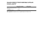 SOLGAR Hydroxycitrate 60 растителни капсули