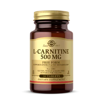 SOLGAR L-Carnitine 500 мг 30 таблетки