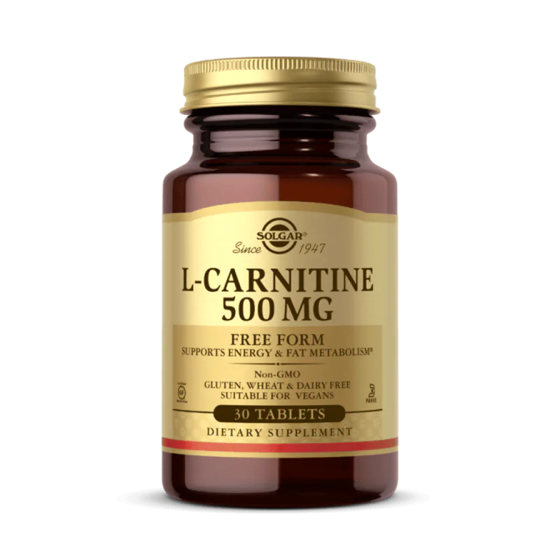 SOLGAR L-Carnitine 500 мг 30 таблетки