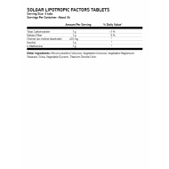 SOLGAR Lipotropic Factors 100 таблетки 