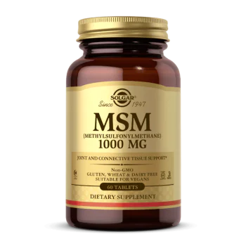 SOLGAR MSM 1000 мг 60 таблетки