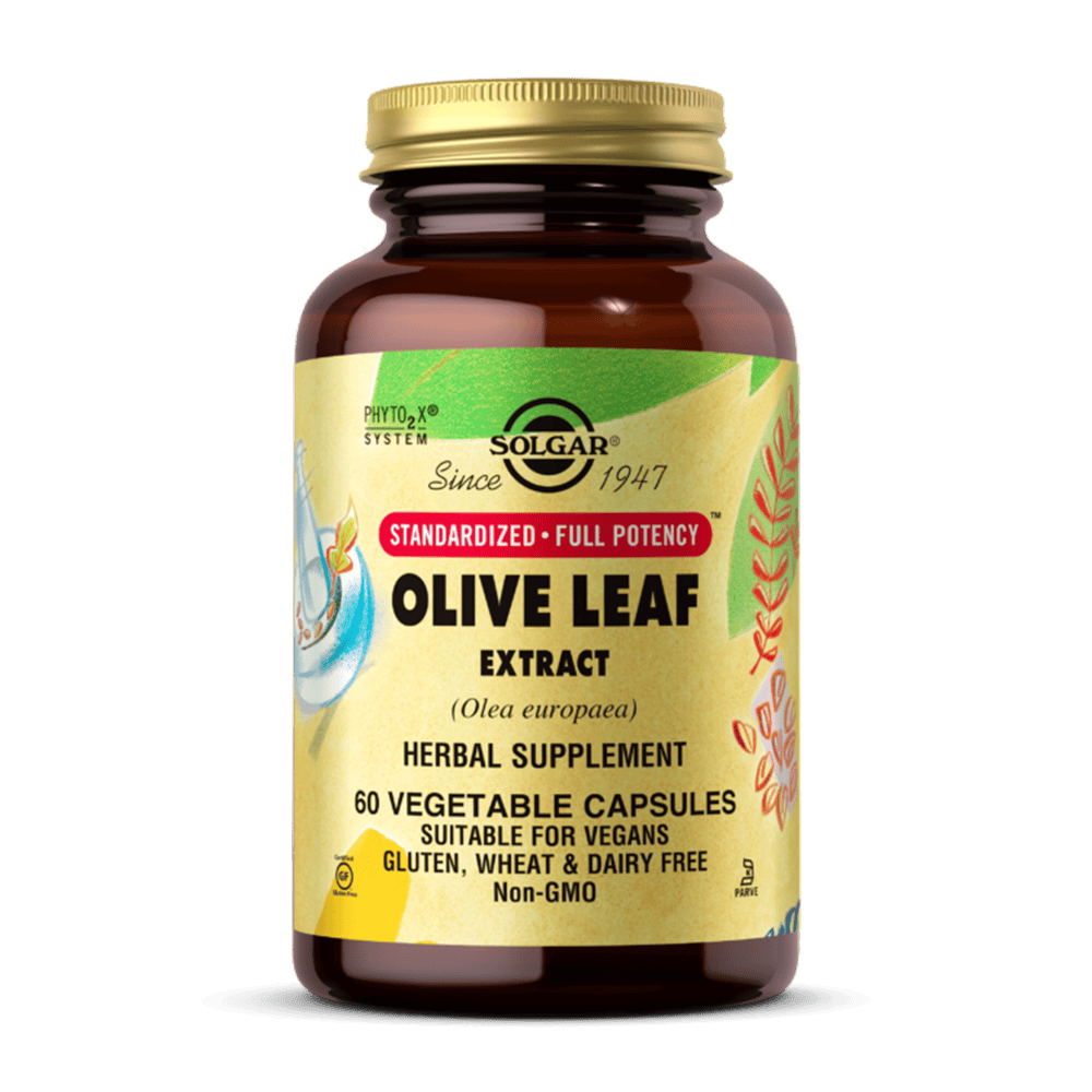 SOLGAR Olive Leaf Extract Vegetable Capsules 60