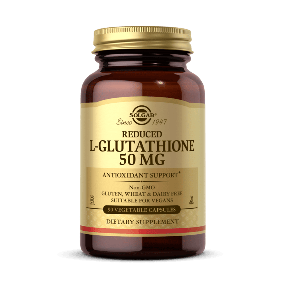SOLGAR Reduced L-Glutathione 50 мг 90 растителни капсули