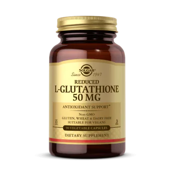 SOLGAR Reduced L-Glutathione 50 мг 90 растителни капсули