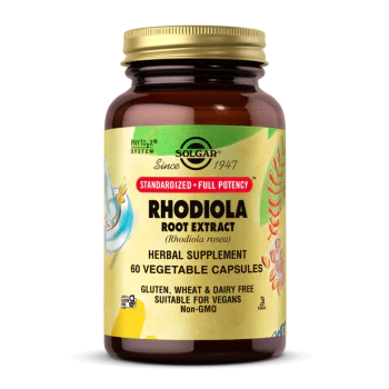 SOLGAR Rhodiola Root Extract Vegetable 60 капсули