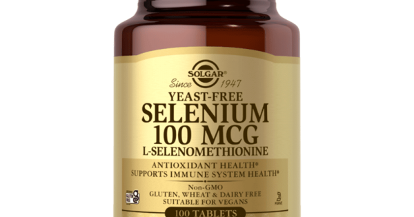 SOLGAR Selenium 100 mcg 100 таблетки на Супер Цена