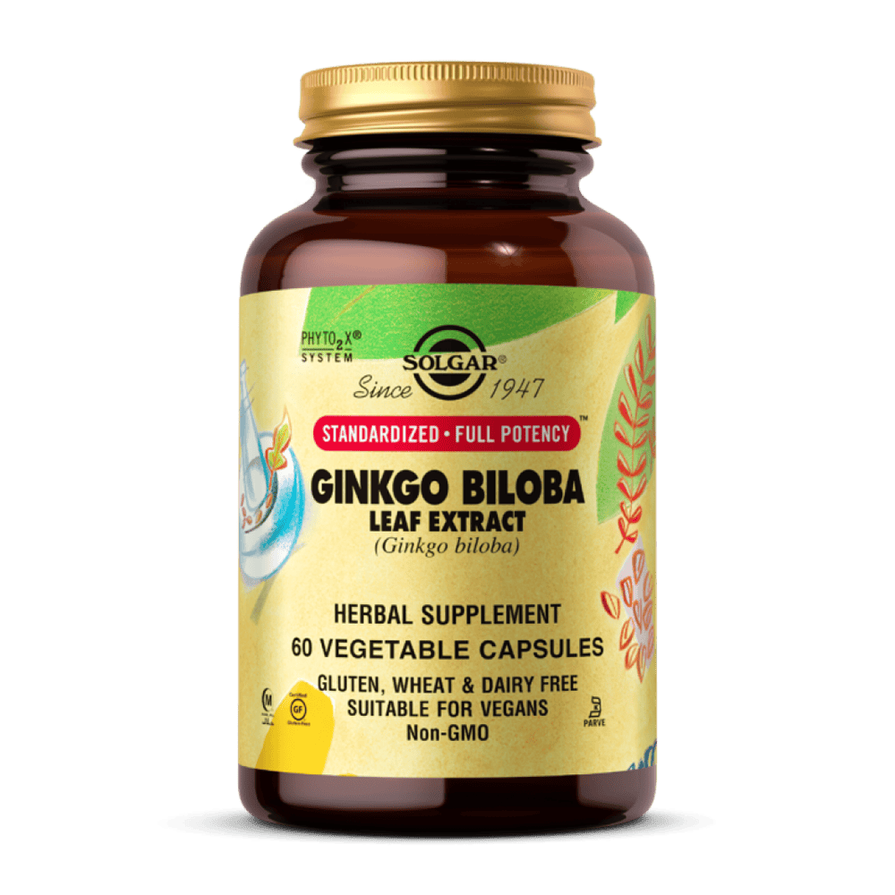 SOLGAR SFP Ginkgo Biloba Leaf Extract 60 растителни капсули