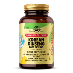 SOLGAR SFP Korean Ginseng Root Extract 60 растителни капсули