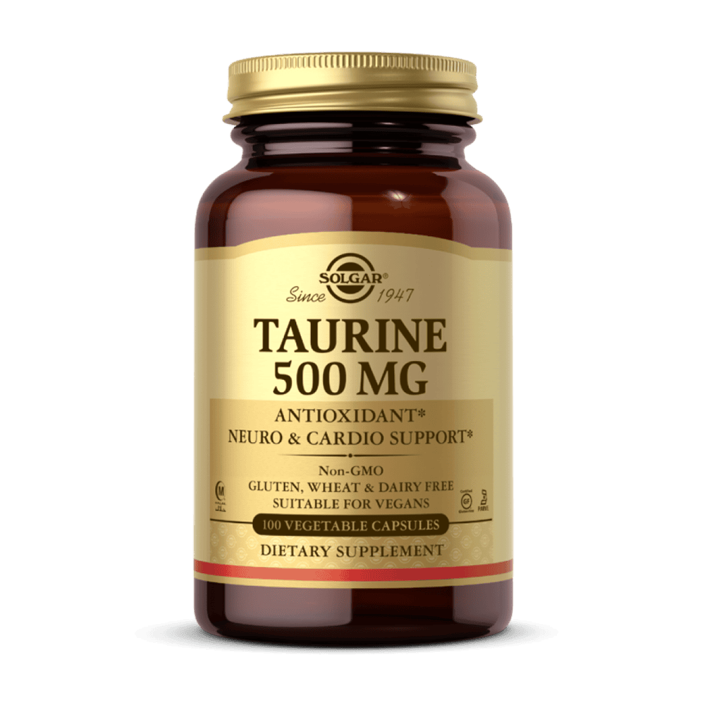 SOLGAR Taurine 500 мг 100 растителни капсули