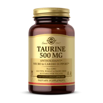 SOLGAR Taurine 500 мг 100 растителни капсули